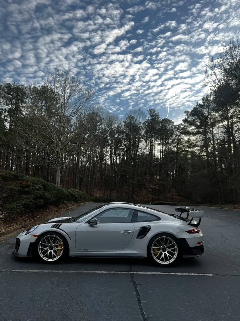 White Porsche 911 GT2 RS delivered for a client